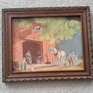 "The Smithy" by Paul Detlefsen framed print